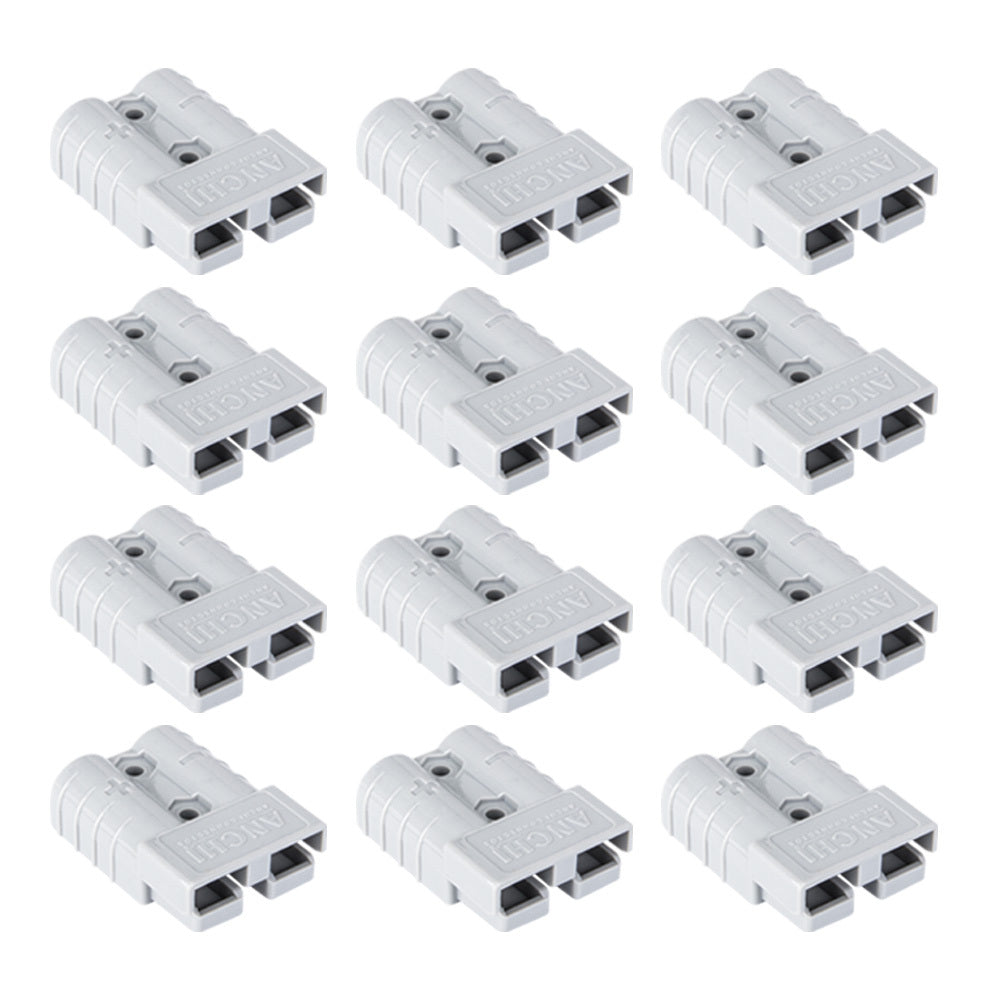 ATEM POWER 12PCS Anderson Style Plug Connectors 50AMP 12-24V 6AWG