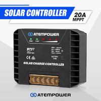 Atem Power 20A MPPT Solar Charge Controller Regulator Lithium Compatible 12V/24V