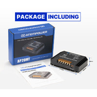 Atem Power 20A MPPT Solar Charge Controller Regulator Lithium Compatible 12V/24V