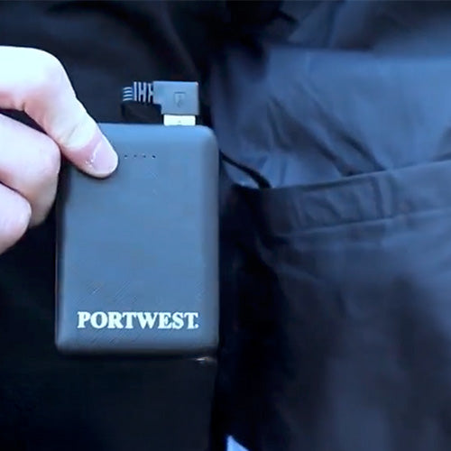 Portwest Ultrasonic Heated Tunnel Jacket