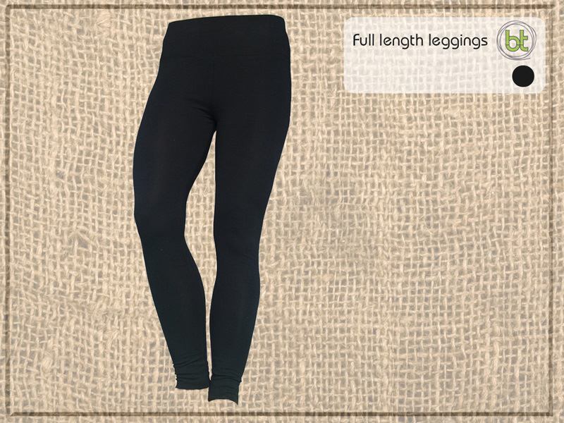 Bamboo Unisex Full Length Leggings