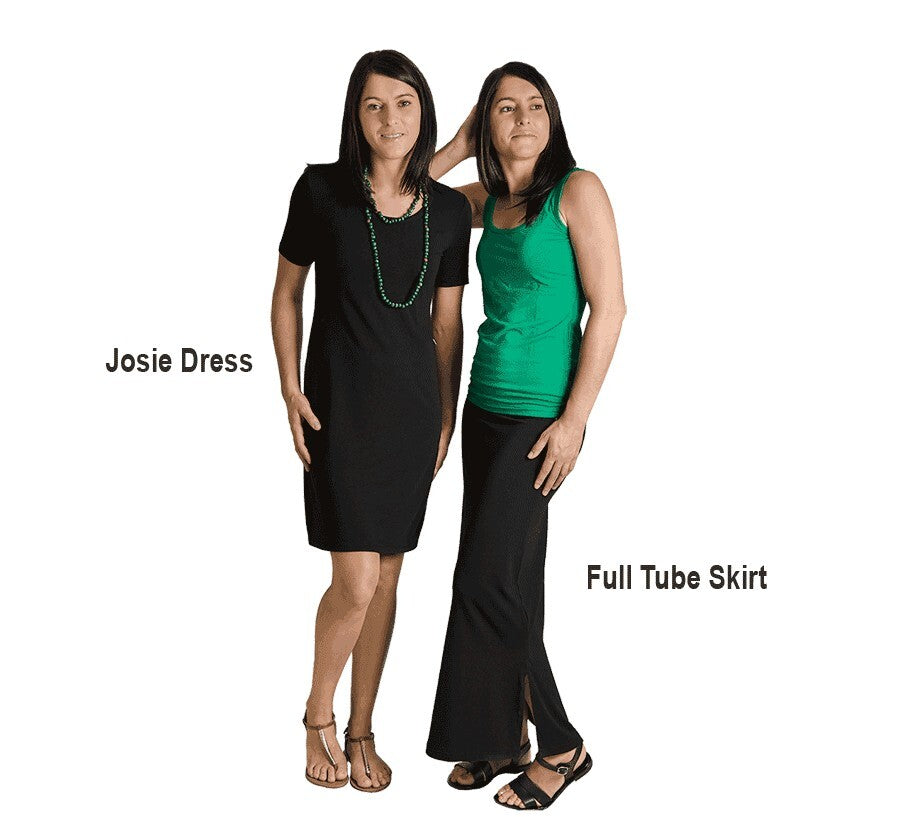 Bamboo Tube Skirt Full Length