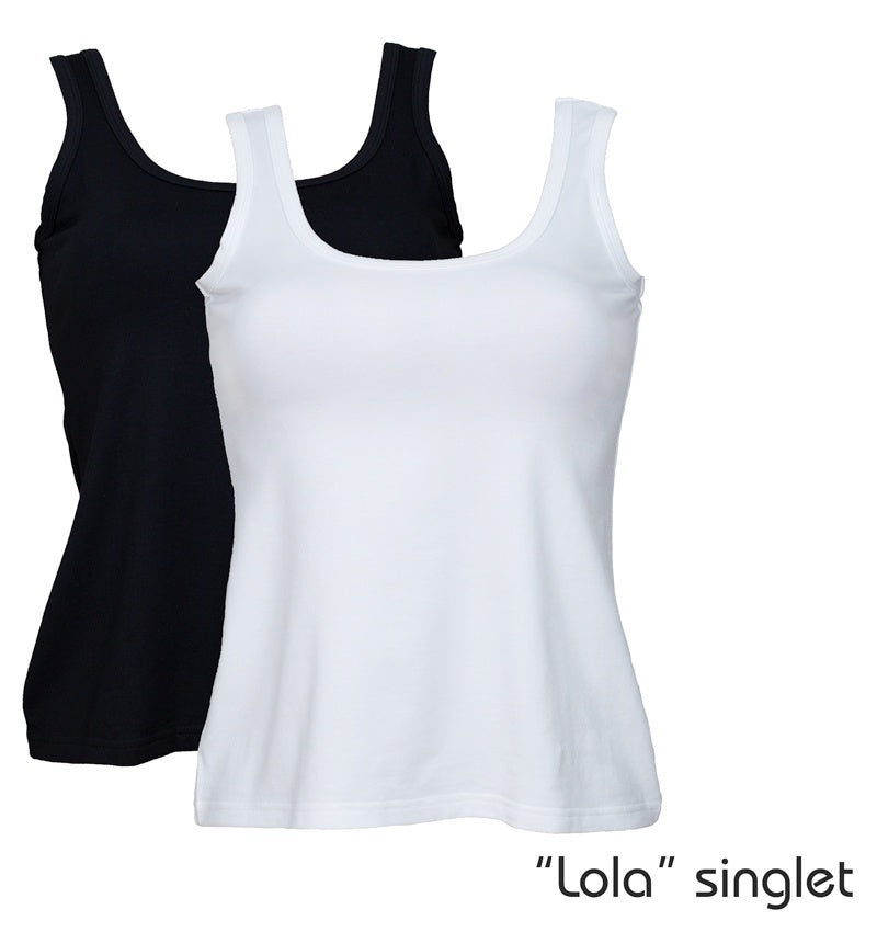 Bamboo Womens Singlet Lola