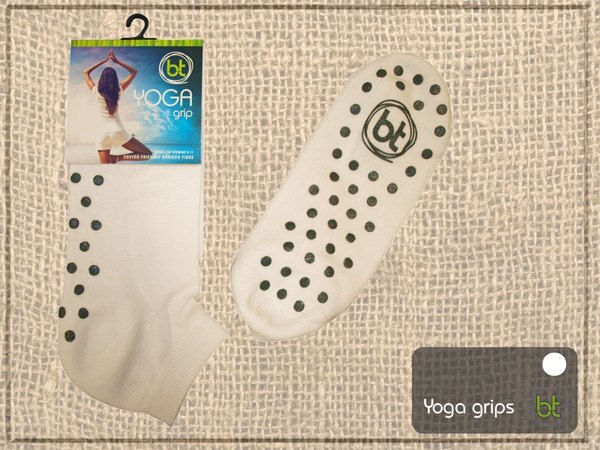 Bamboo Yoga Grip Socks