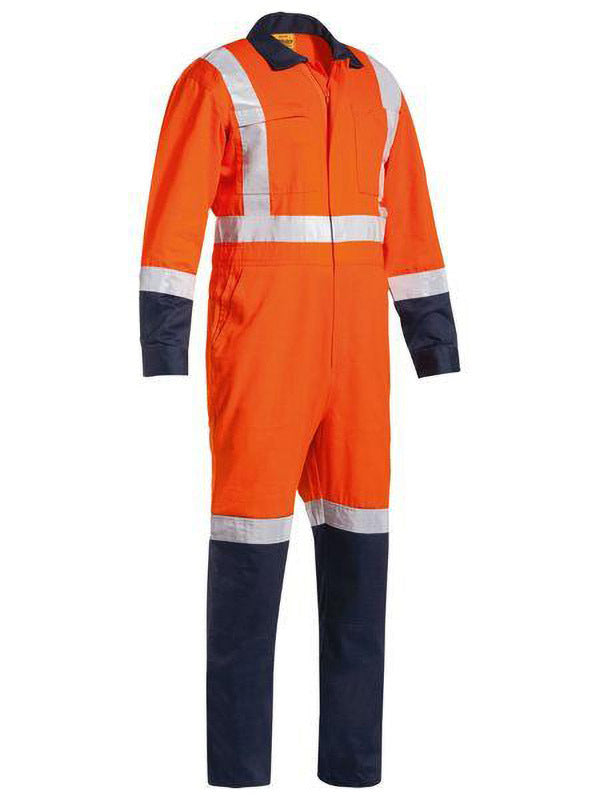Bisley Taped TTMC Hi Vis Lightweight Drill Coverall