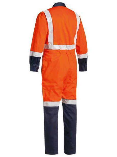 Bisley Taped TTMC Hi Vis Lightweight Drill Coverall