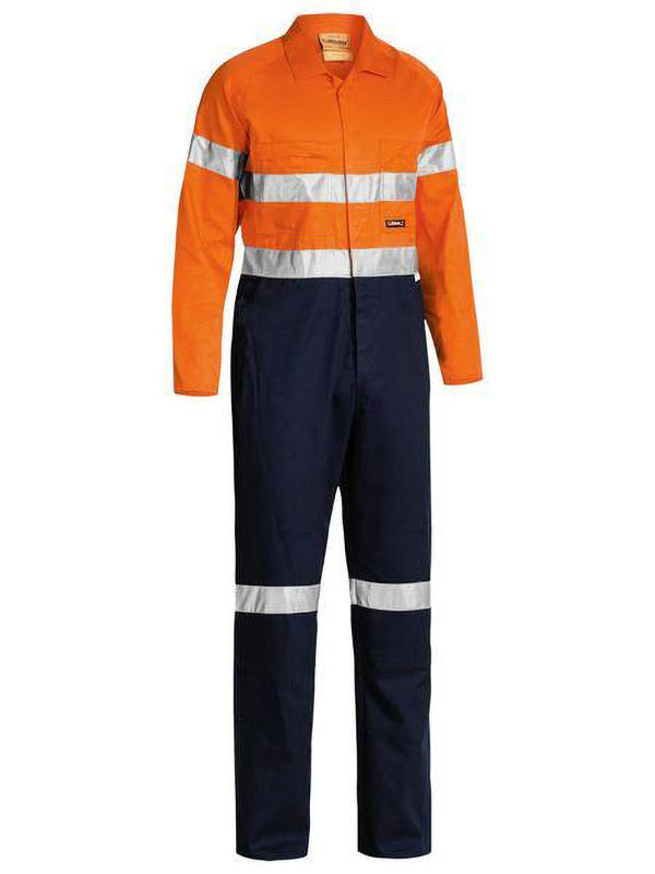 Bisley Taped Hi Vis Lightweight Coverall