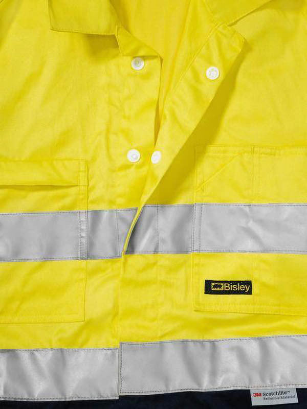 Bisley Taped Hi Vis Lightweight Coverall