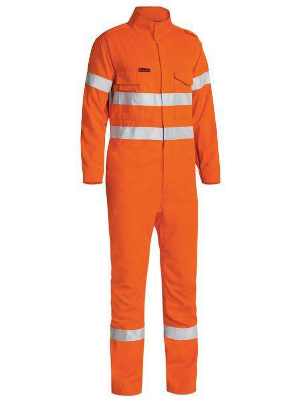 Bisley TenCate Tecasafe Plus Taped Hi Vis FR Engineered Vented Coverall