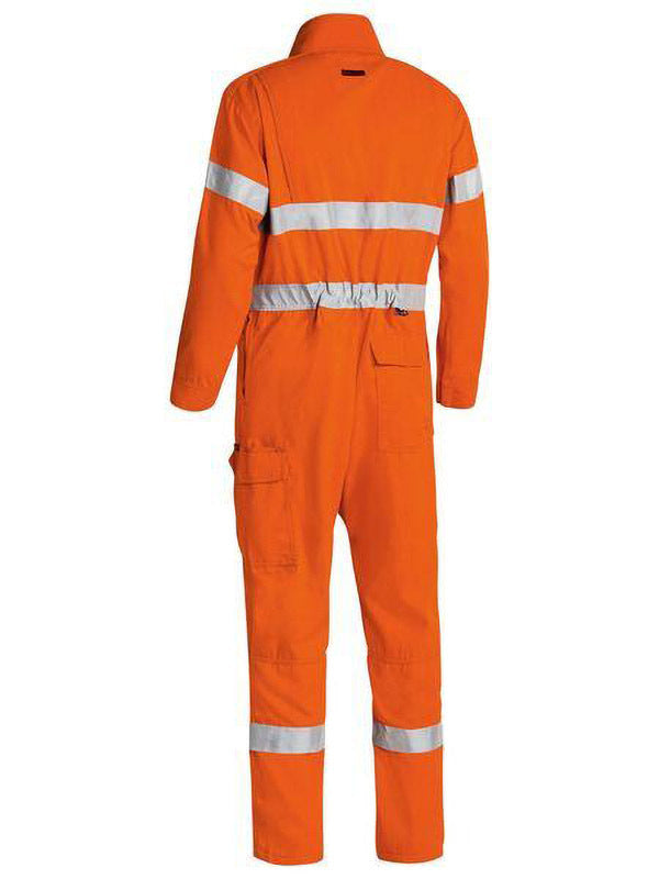 Bisley TenCate Tecasafe Plus Taped Hi Vis FR Engineered Vented Coverall