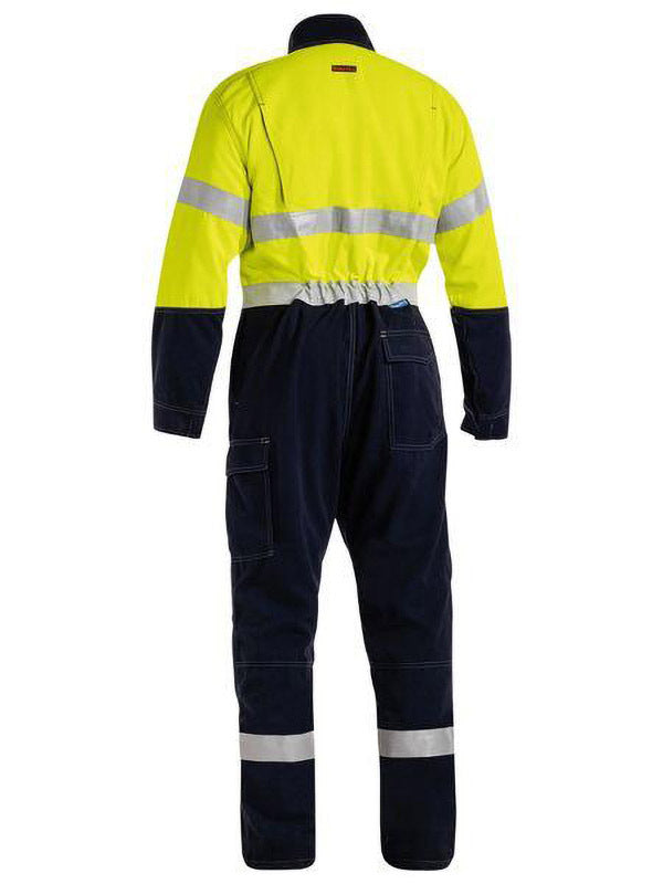 Bisley TenCate Tecasafe Plus 700 Taped Hi Vis Engineered FR Vented Coverall