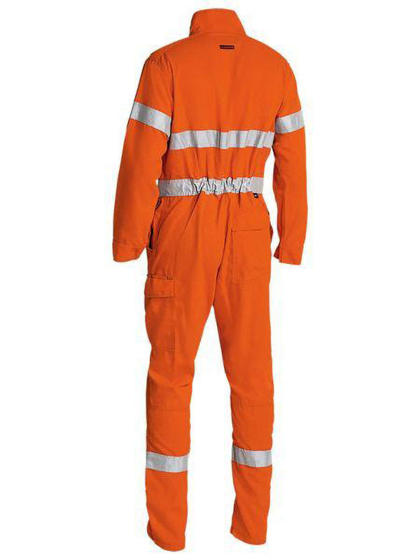 Bisley TenCate Tecasafe Plus 580 Taped Hi Vis Lightweight FR Non Vented Engineered Coverall