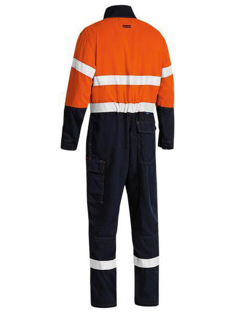 Bisley TenCate Tecasafe Plus 580 Taped Hi Vis Lightweight FR Non Vented Engineered Coverall