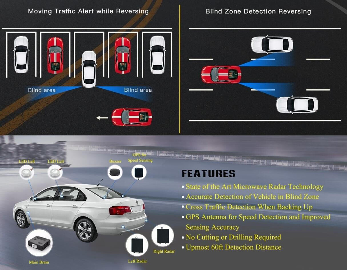 Best Blind Spot Radar Detection System (BSD)*