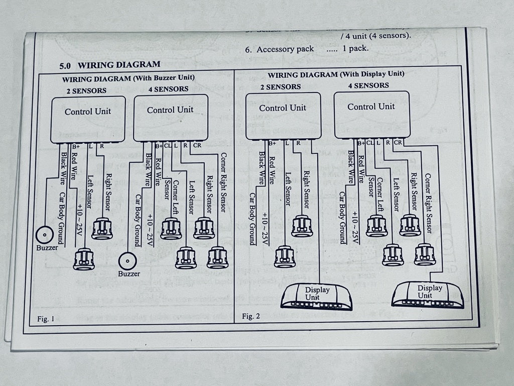Rear Parking Sensor System >
