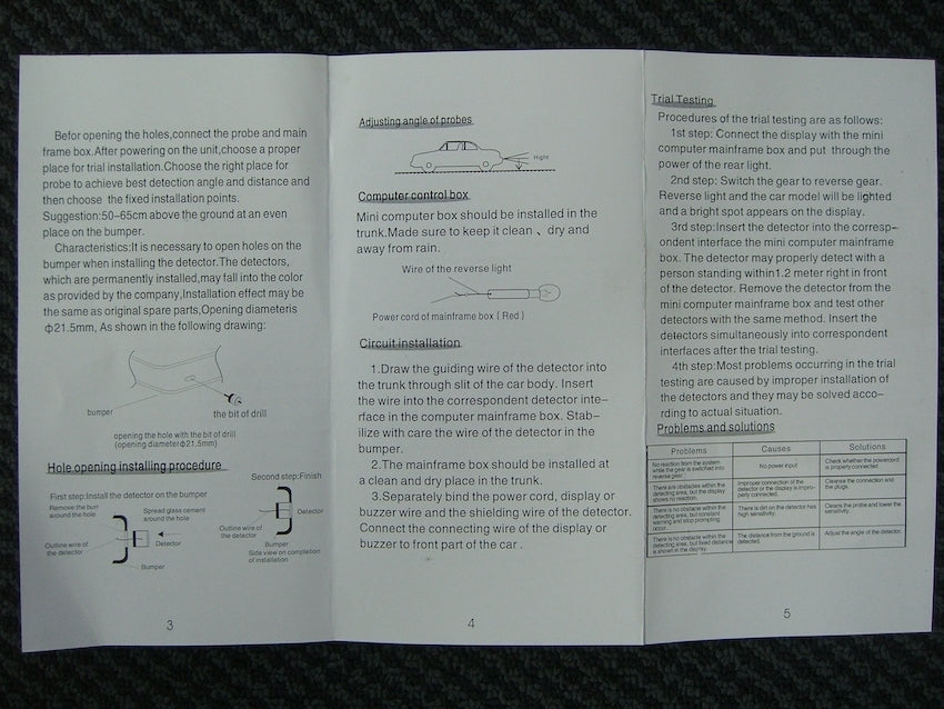 Rear Parking Sensors ON SALE*