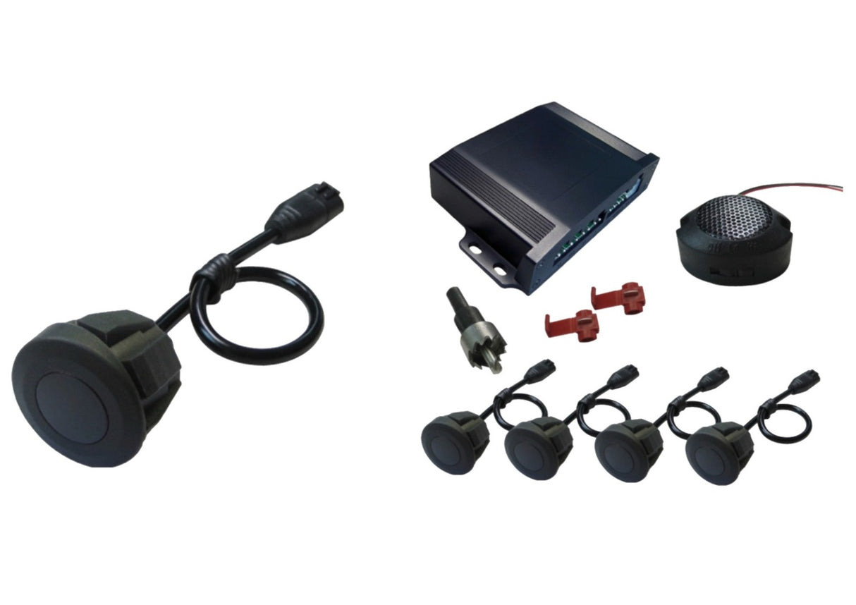 UTE 4 Head Rear Parking Sensors with Rubber Heads