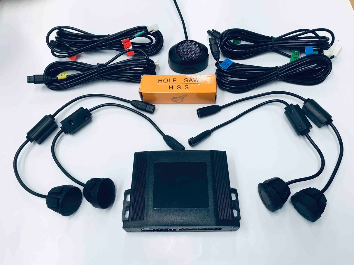 UTE 4 Head Rear Parking Sensors with Rubber Heads