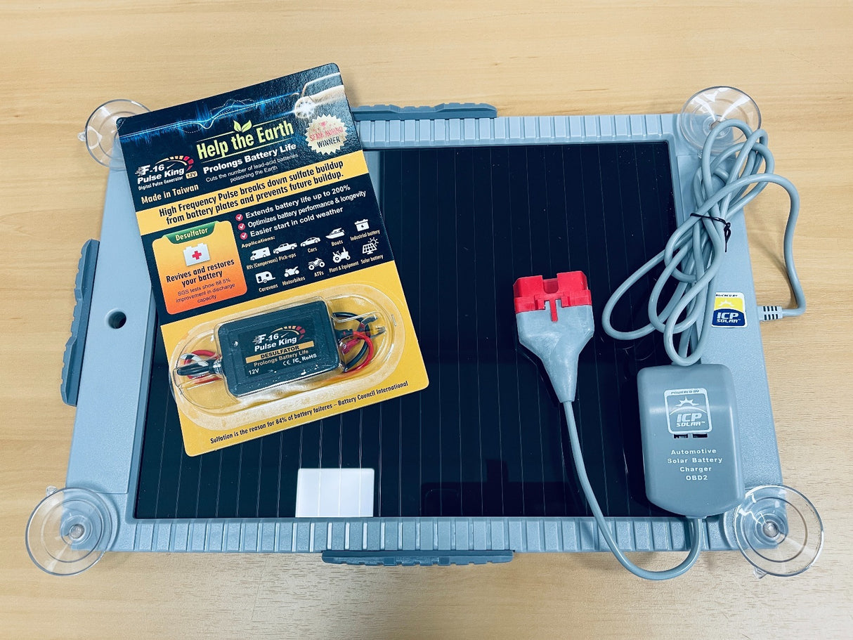 PARKSAFE Solar Power Battery Maintenance Charging*