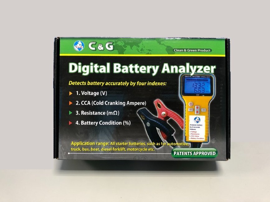 12 Volt Digital Battery Analyzer*