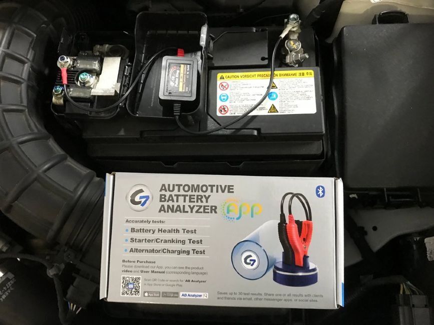 12 Volt Battery Analyzer with Bluetooth