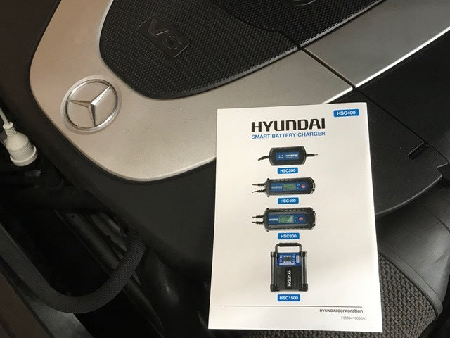 Hyundai Smart Battery Charger 6-12-24V 15AMP*