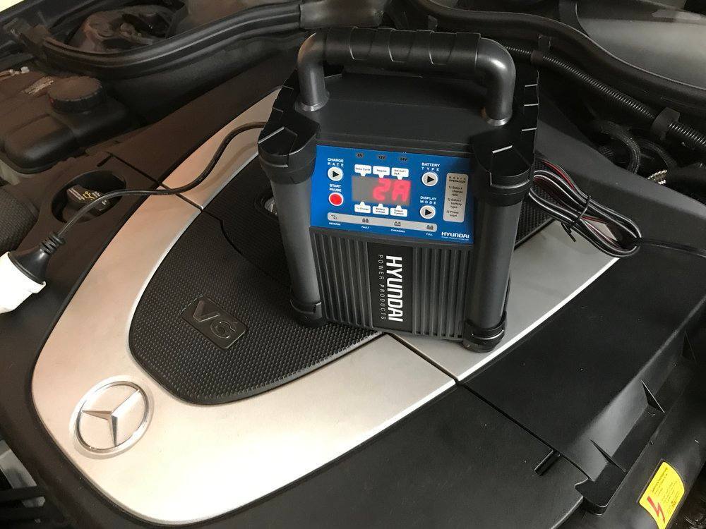 Hyundai Smart Battery Charger 6-12-24V 15AMP*