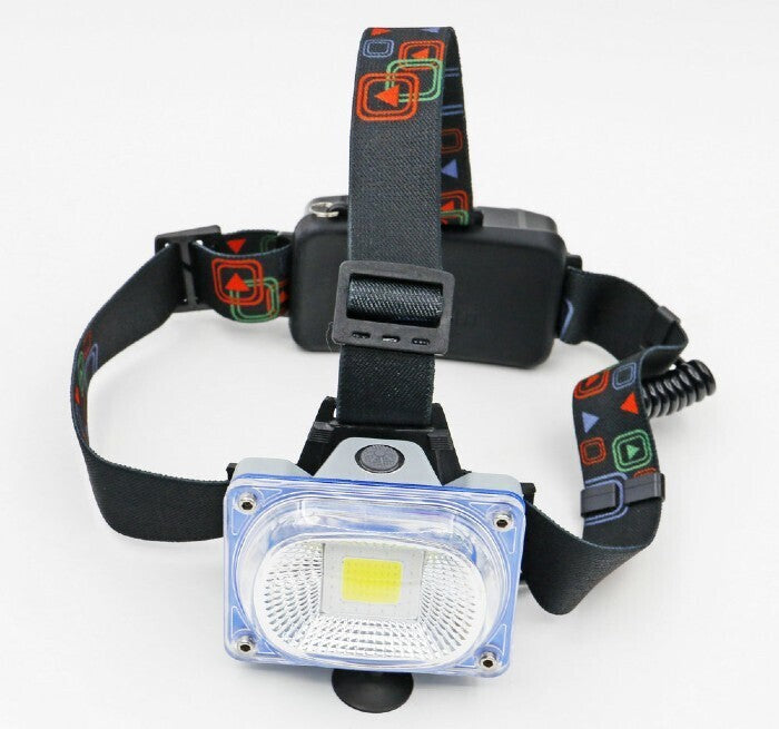 LED Head Torch High Low Beam Flashing Light by PARKSAFE