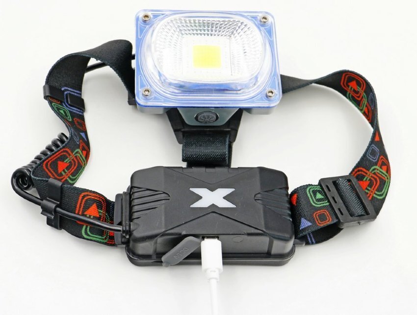 LED Head Torch High Low Beam Flashing Light by PARKSAFE