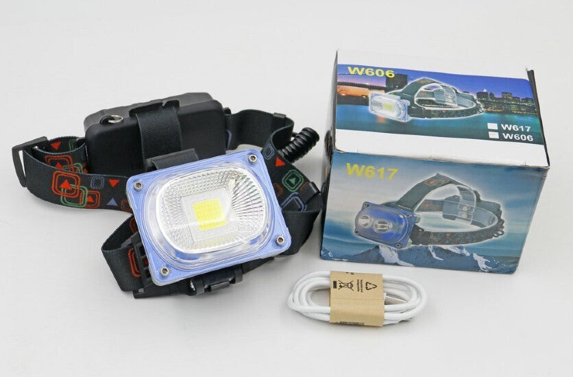 LED Head Torch High Low Beam Flashing Light by PARKSAFE