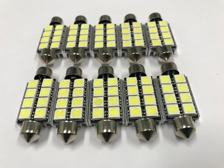 PARKSAFE 41mm Festoon Classic Car LED Lighting 10x Pack