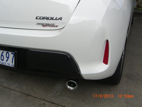 Chrome Exhaust Tip fits 30-55mm pipes*
