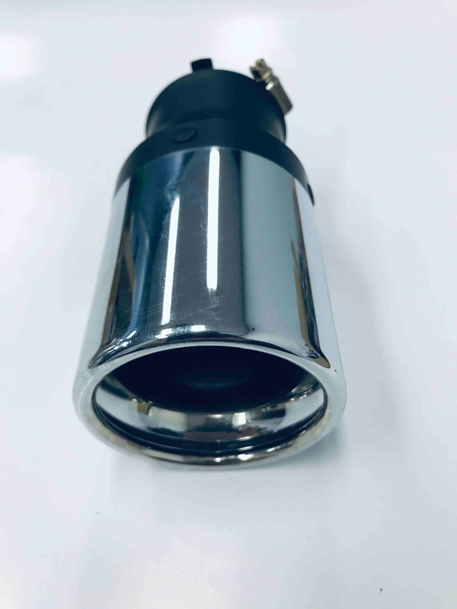 Chrome Sporty Exhaust Tip fits pipes 35-52mm by PARKSAFE