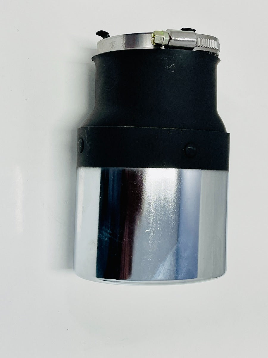 Sporty Chrome Exhaust Tip fits 35-52mm pipe
