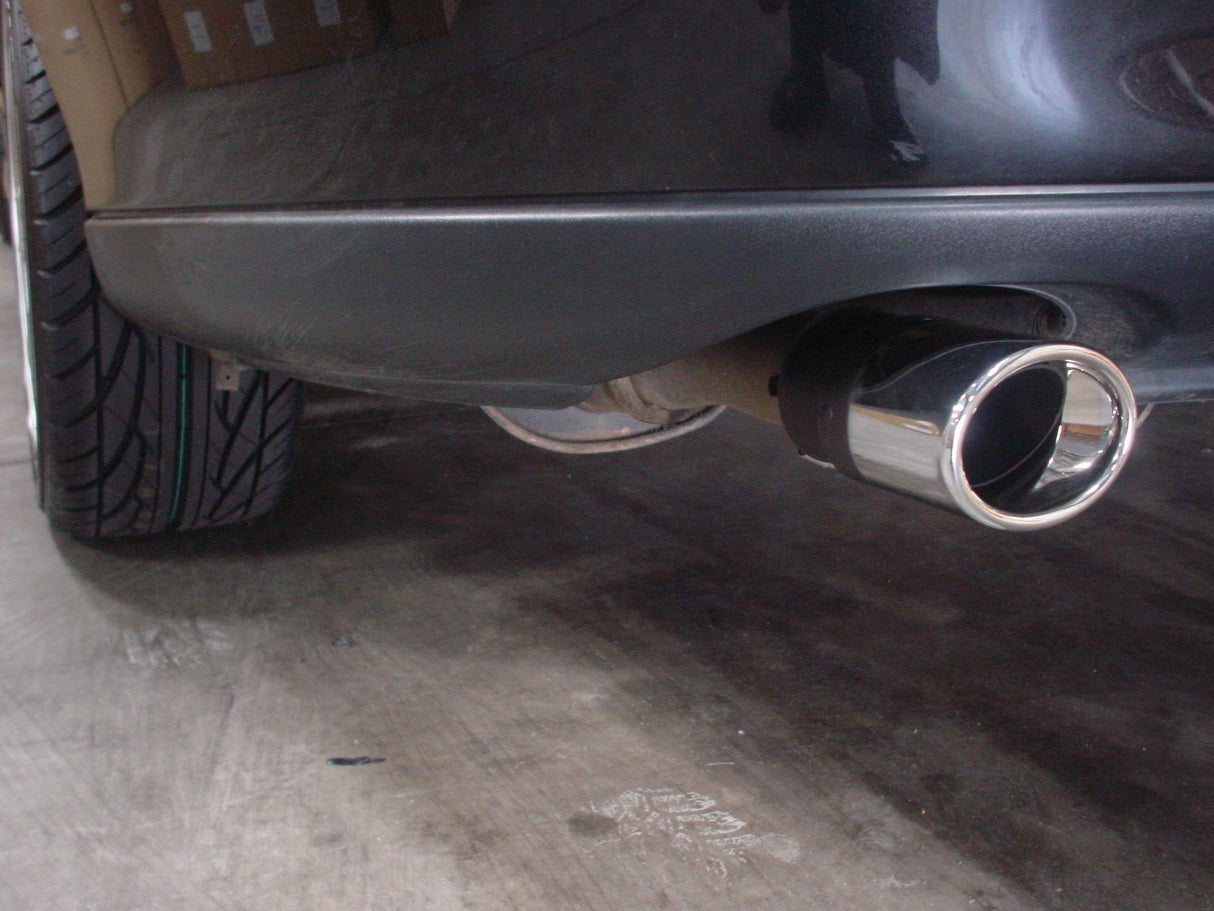Sporty Chrome Exhaust Tip fits 35-52mm pipe