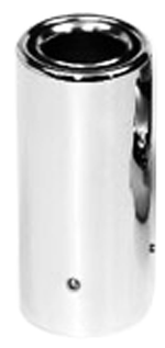 Chrome Exhaust Tip fits 40-49mm pipes*