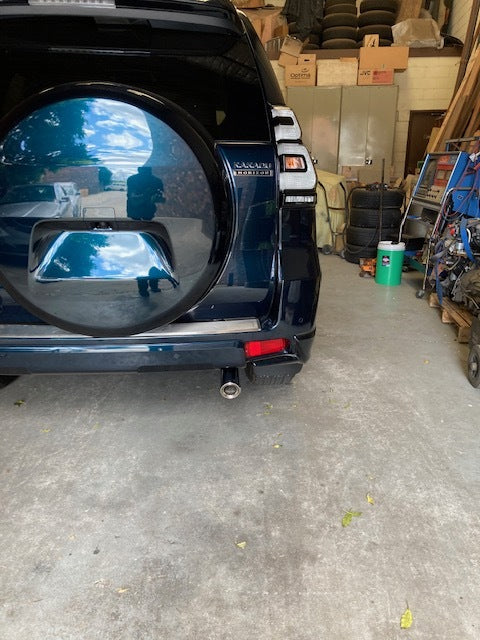 Chrome Exhaust Tip fits 45-72mm pipes