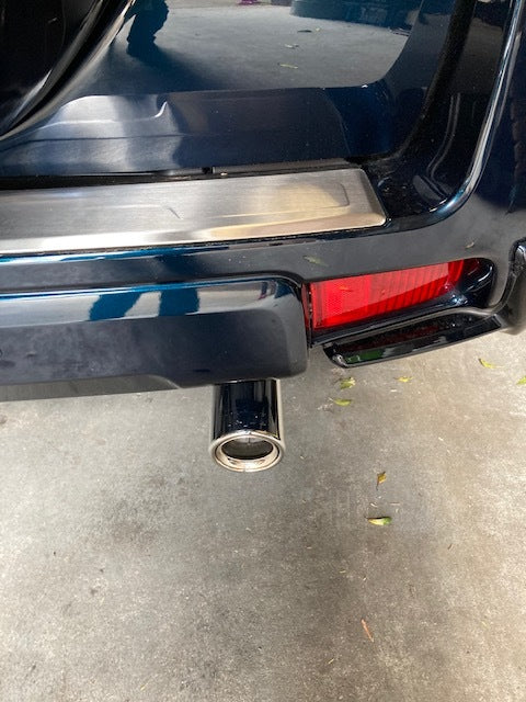 Chrome Exhaust Tip fits 45-72mm pipes