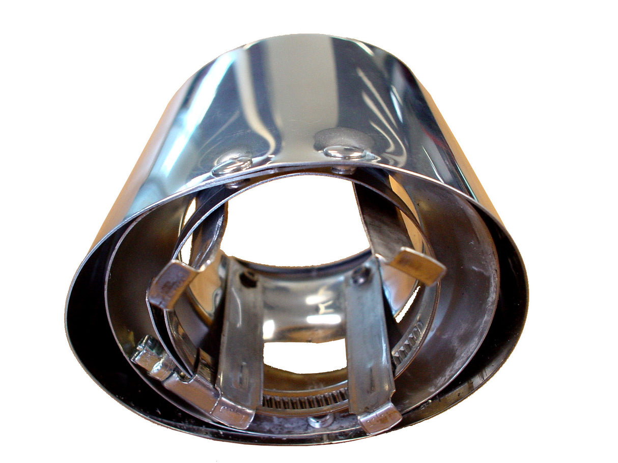 Chrome Exhaust Tip fits pipes 40-60mm