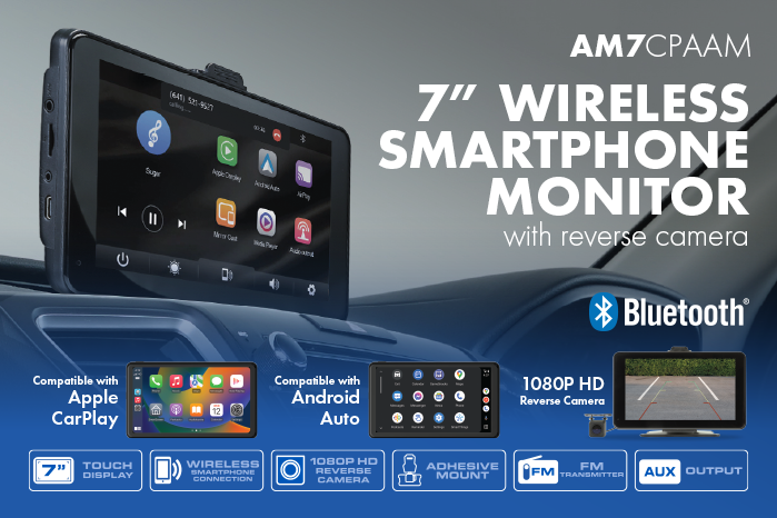 Car-play Smartphone Wireless Camera System