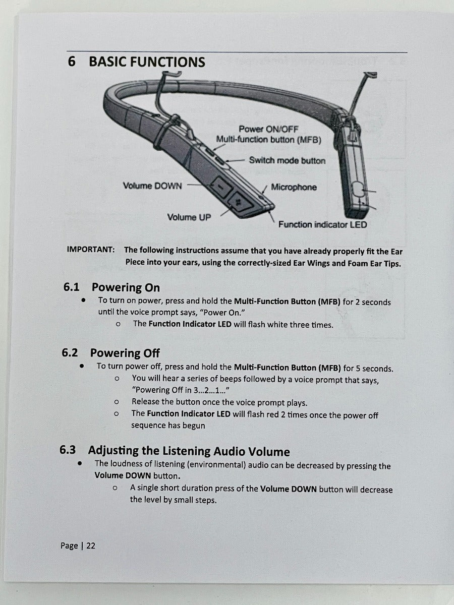 Personal Hearing Protection*