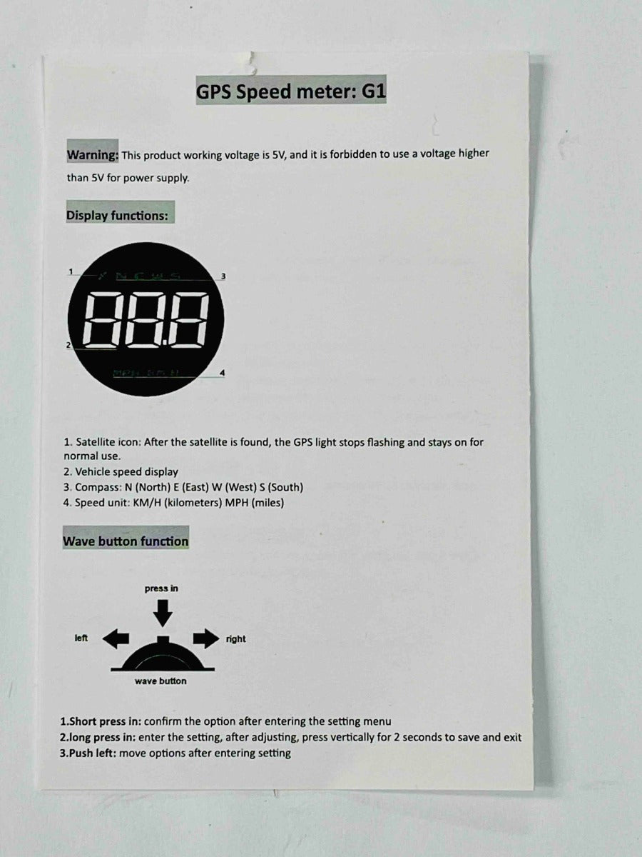 GPS Driver Speeding Alarm