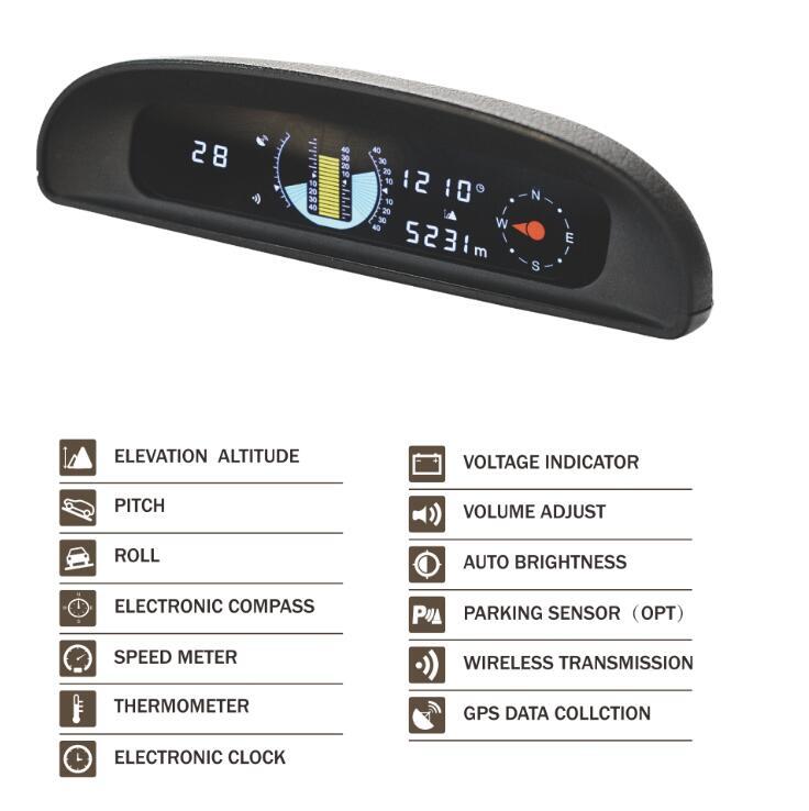 Multi-Function 4WD Heads Up Display HUD GPS*