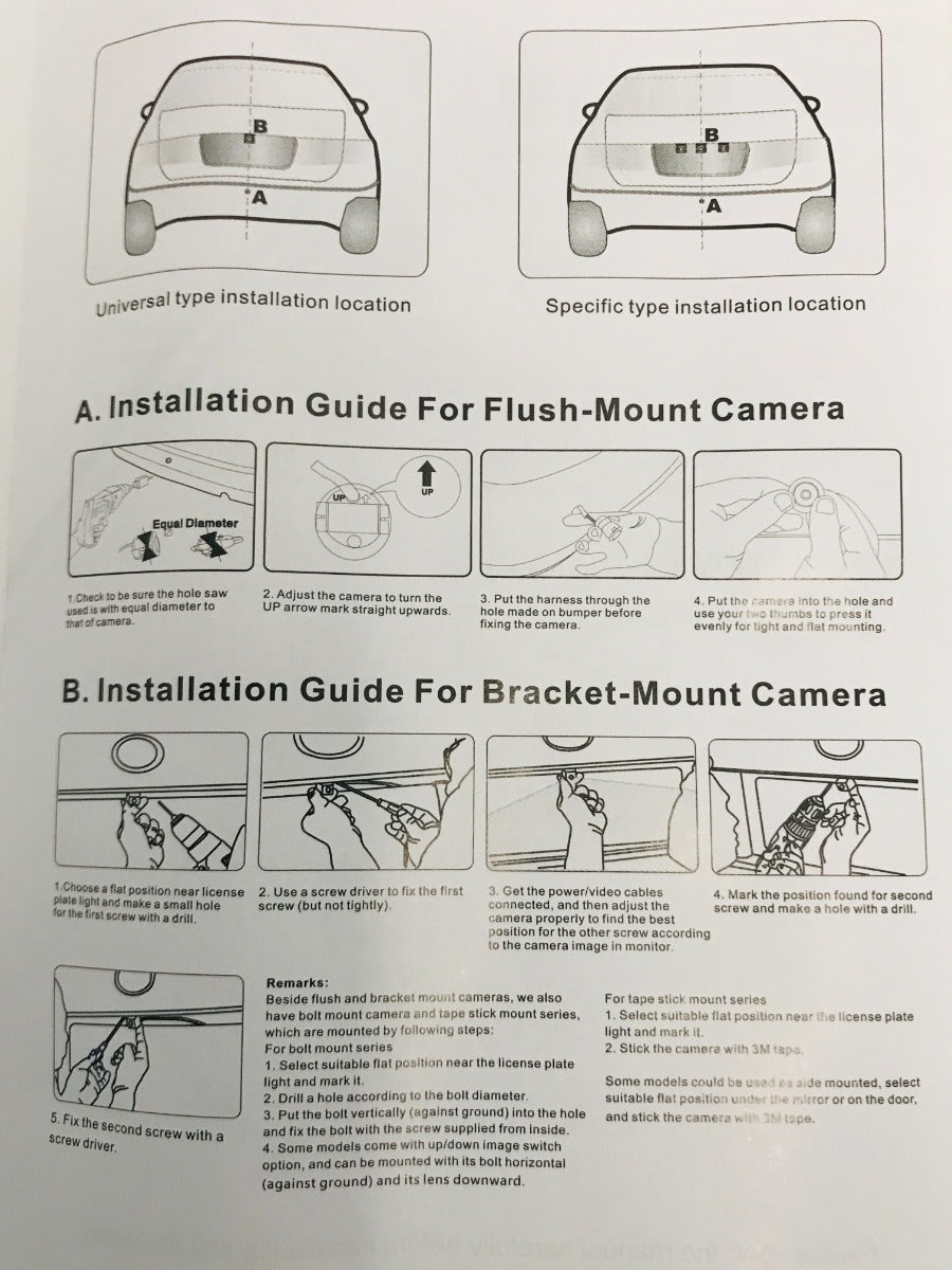 Reversing Camera High Quality by PARKSAFE