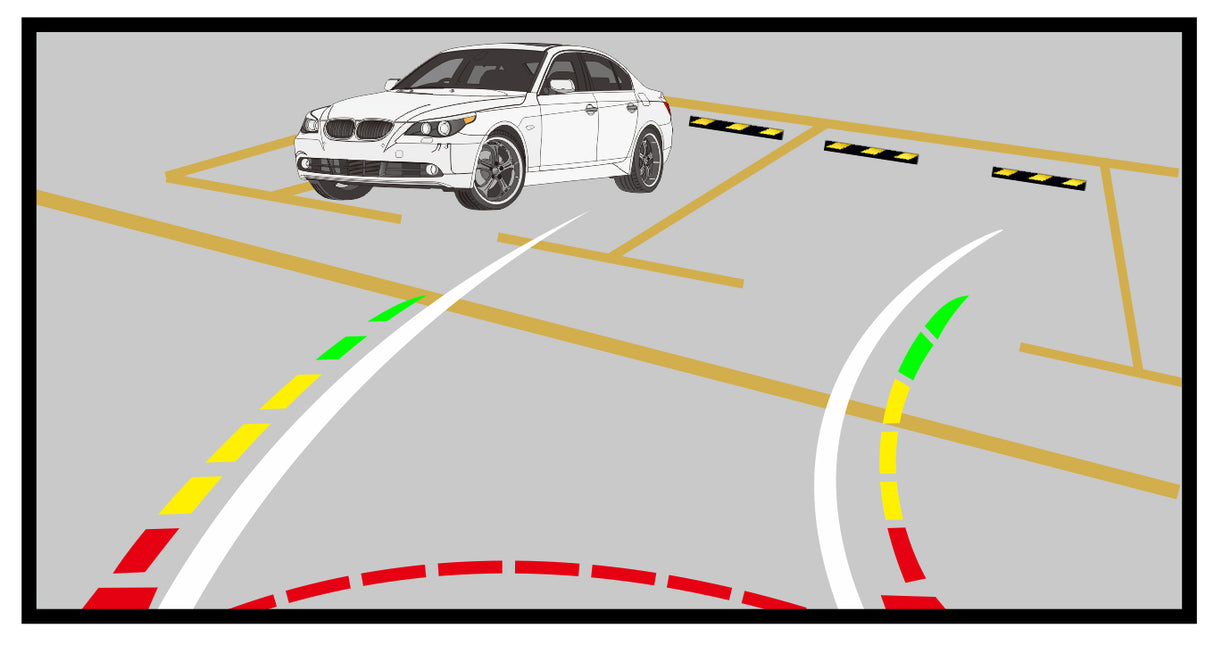 Reversing Camera with Dynamic Moving Guidelines by PARKSAFE