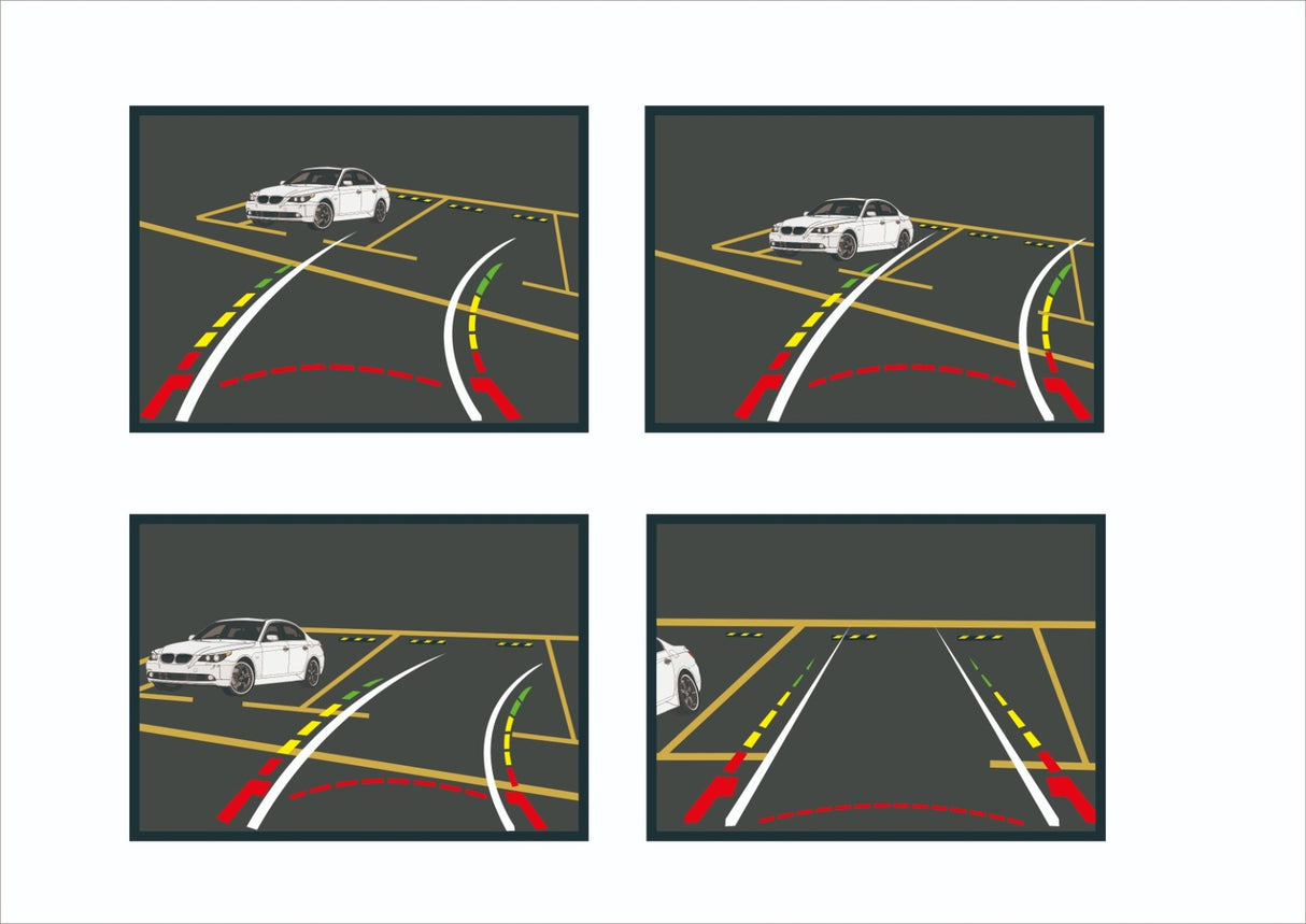 Reversing Camera with Dynamic Moving Guidelines by PARKSAFE