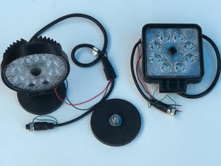 Reversing Camera + LED Spot Light All in One