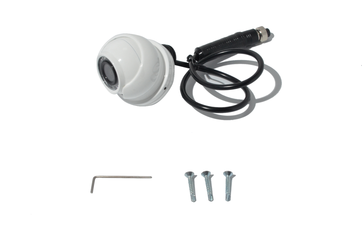 White Caravan /Motorhome Ball type IR Camera Camera with IR