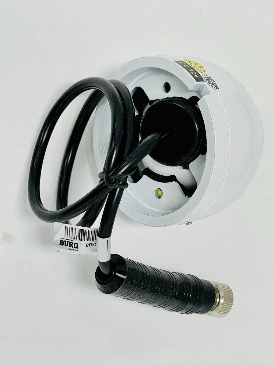 White Caravan /Motorhome Ball type IR Camera Camera with IR