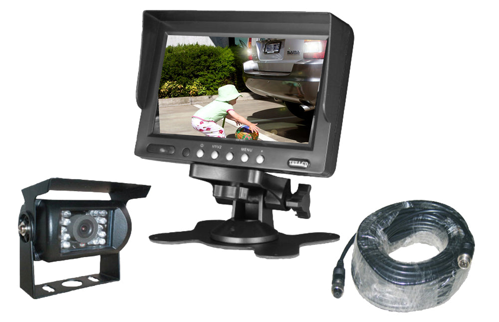Rear Camera and 7" Monitor System >